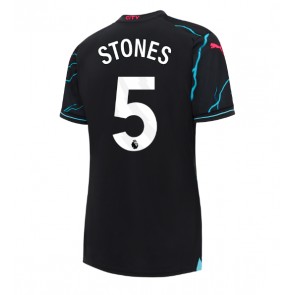 Maillot de foot Manchester City John Stones #5 Troisième Femmes 2023-24 Manches Courte